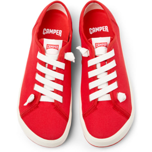 Zapatillas - CAMPER Peu Rambla II - Rojo - Textil natural