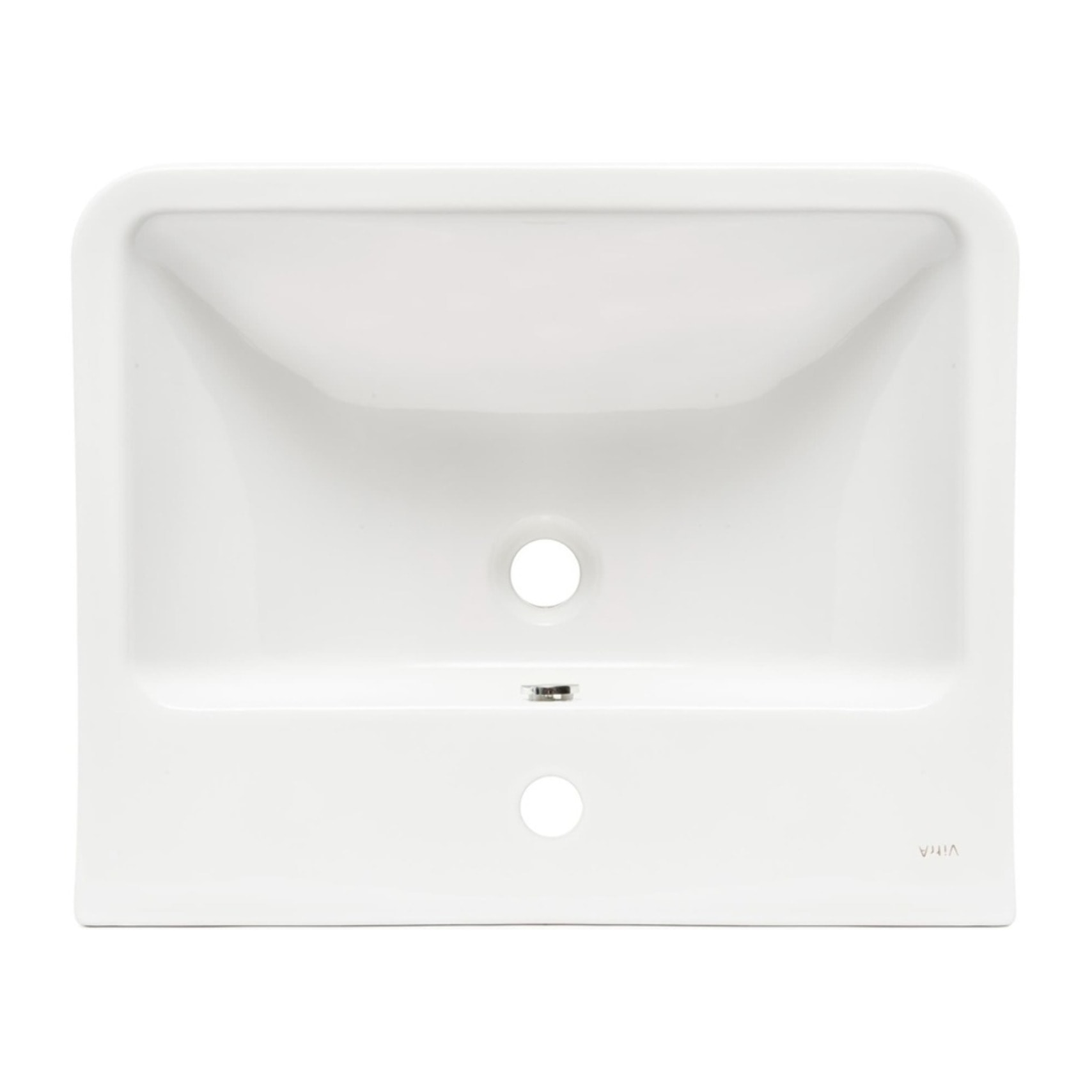Lavabo VitrA Integra 55x45 cm trou pour mitigeur au milieu (7049-003-0001)