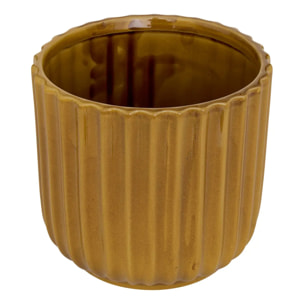 Cache-pot Iko en Grès 16x16x15cm