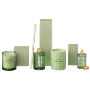 J-Line Bâtonnets parfumés Apple Blossom - verre - vert