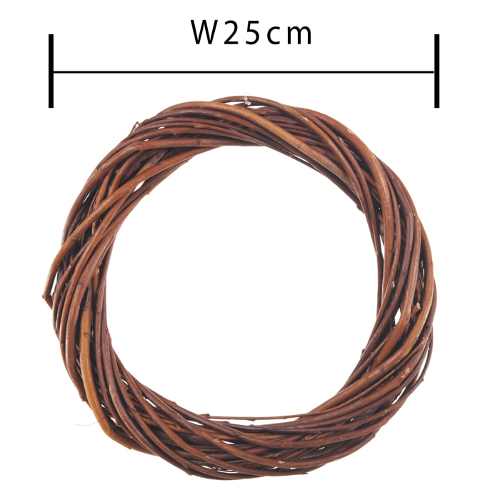 Coroncina Naturale - Pezzi 12 - 25xH3,5x25cm - Bianchi Dino SpA