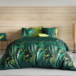 Parure De Couette 3pcs avec Taies oreiller 100% Coton 57 Fils/cm2-miwa