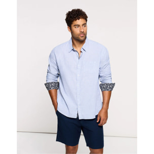 Camisa Manga Larga Azul - Sum