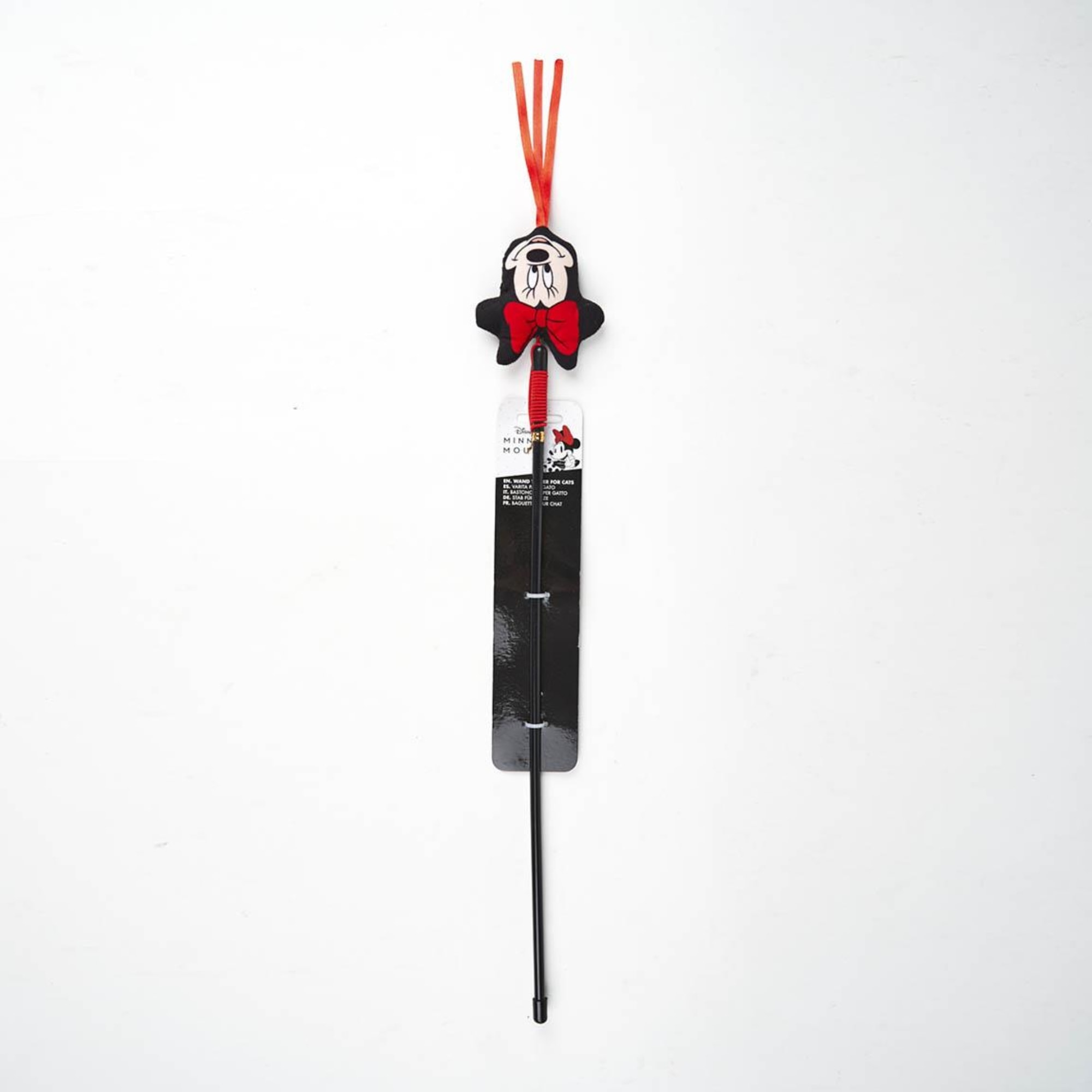 Juguete varita para gatos diseño minnie