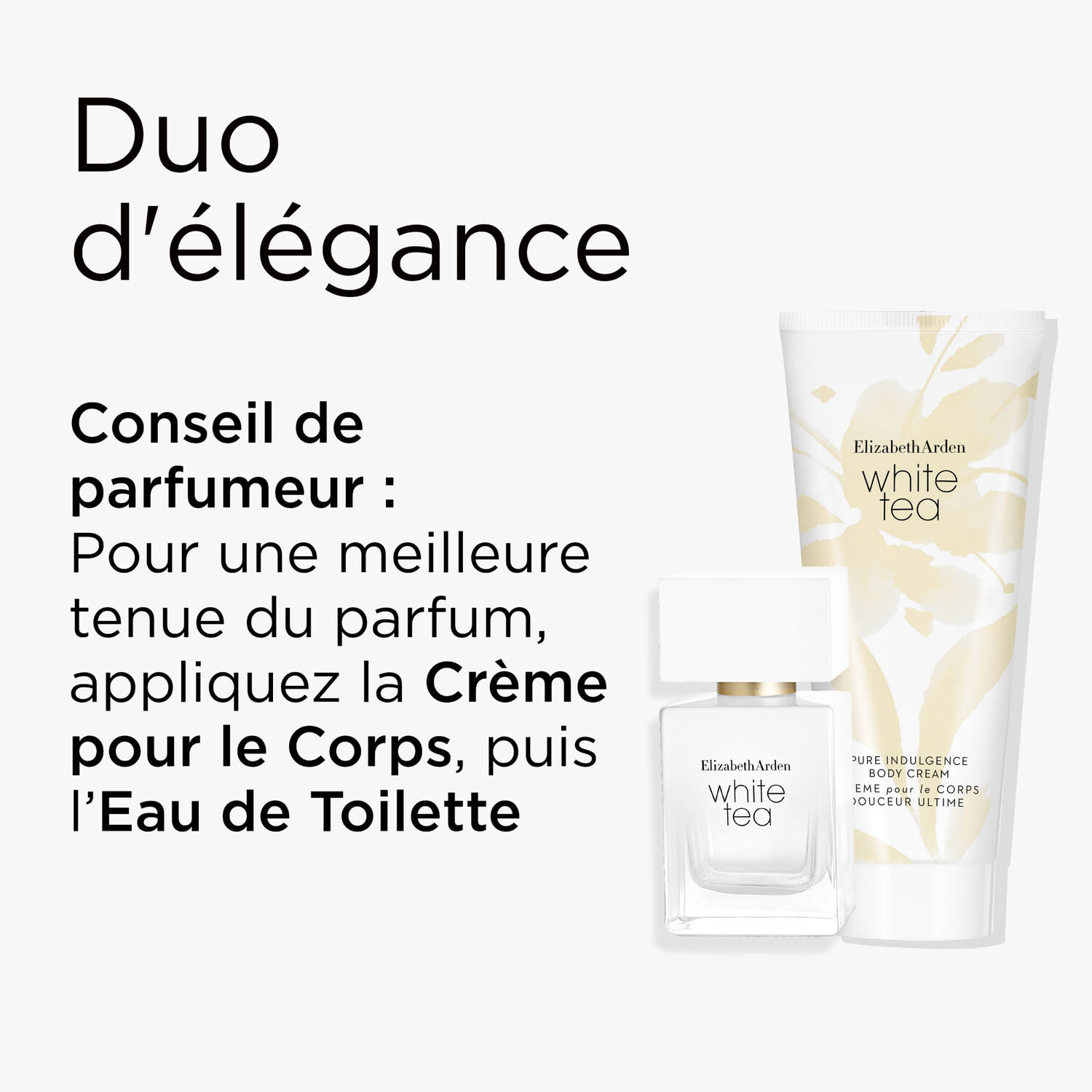 White Tea - Coffret Eau de Toilette 30ml et  Crème Corps 100ml
