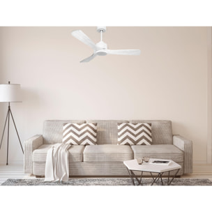 Ventilador de techo Wifi Motor DC Mando a Distancia Hypersilence Memoria NusaD132C0364892 PURLINE