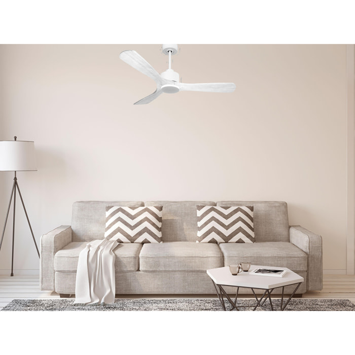 Ventilador de techo Wifi Motor DC Mando a Distancia Hypersilence Memoria NusaD132C0364892 PURLINE