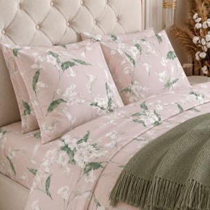 COTONISSIMI Completo Letto Calla in 100% puro cotone_Matrimoniale