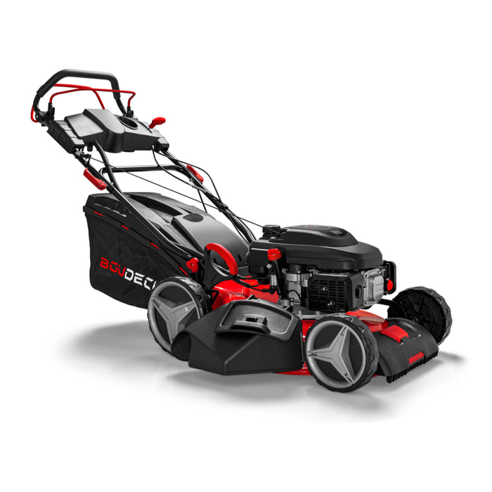 Tagliaerba semovente 225cc 5,2cv OHV 4 Tempi con e-start mulching 4in1 550mm ampiezza di taglio