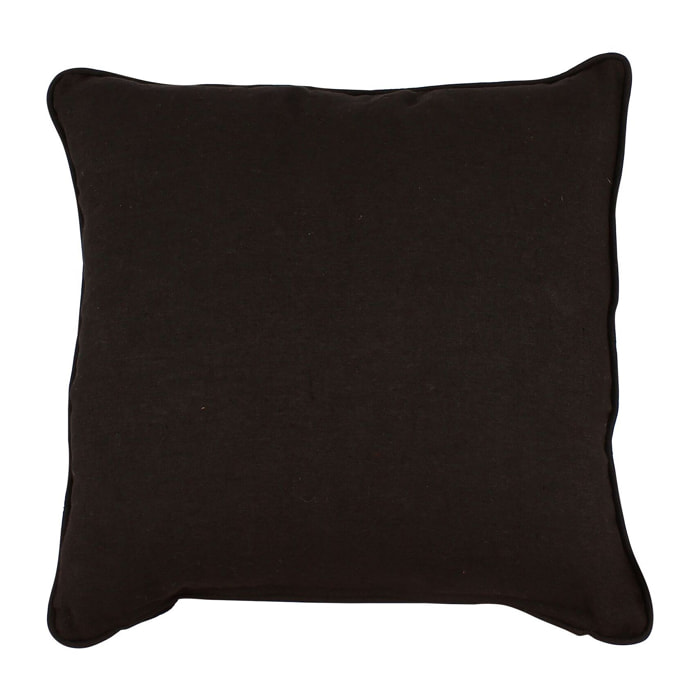 Coussin en lin noir 40cm NYL