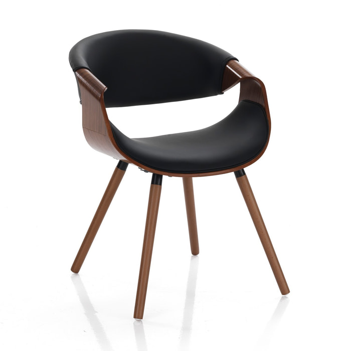 Tomasucci Chaise VISBY 2 BOIS FONCÉ