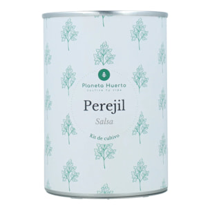 Kit de cultivo aromáticas Perejil Planeta Huerto