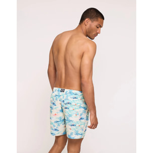 Bañador Estampado Tropical Amarillo - Loso