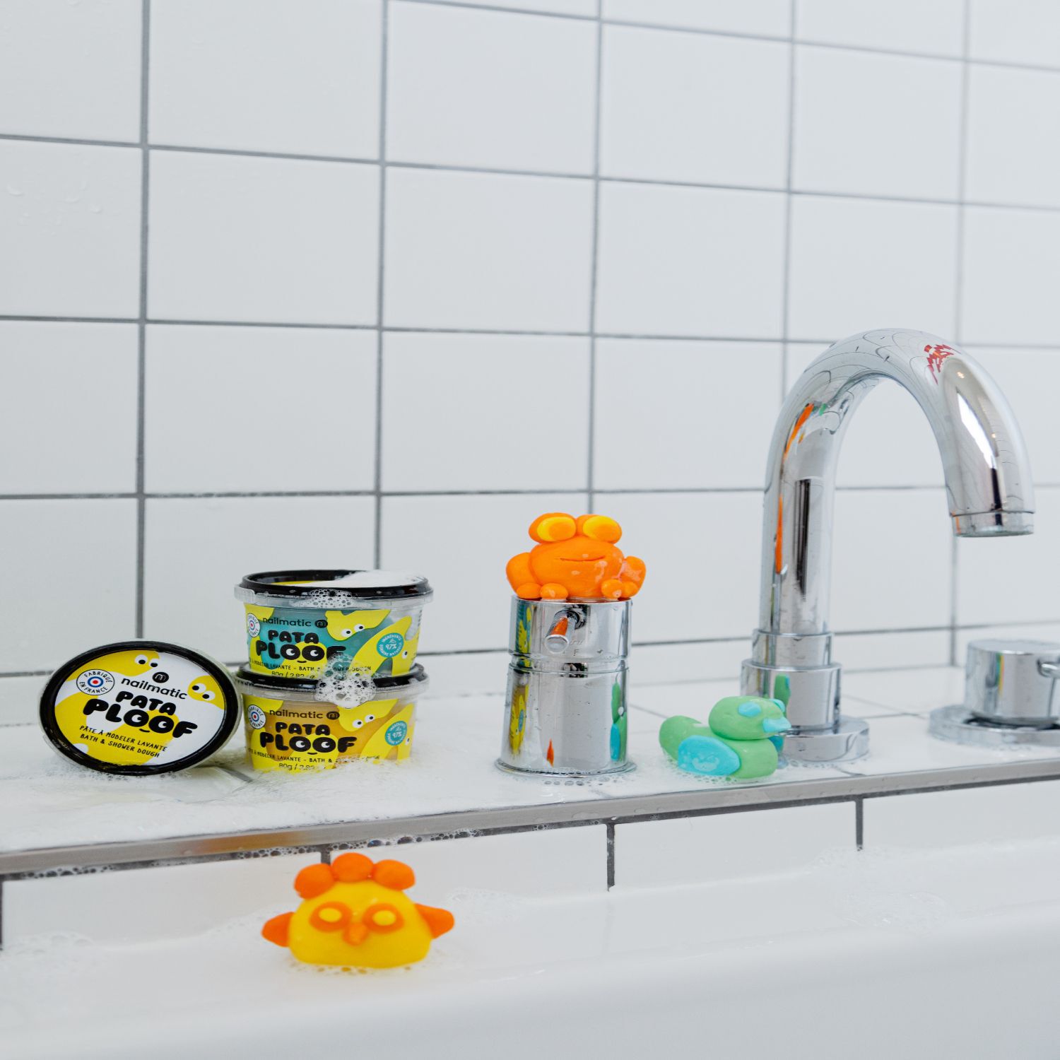 Pataploof - Pâte à Modeler Lavante - Rouge 80 g