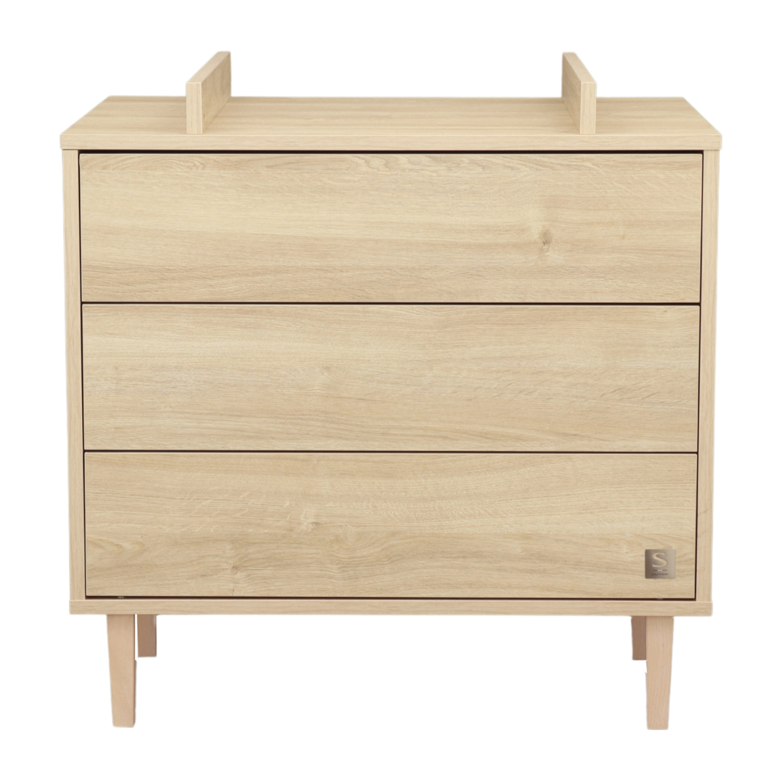 Commode 3 tiroirs pieds bois