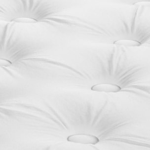 Ensemble matelas à mémoire de forme maxi épaisseur Buckingham sommier KIT noir + Sommier tapissier en kit cm d'épaisseur - Matelas à Mémoire de forme de 30cm d'épaisseur