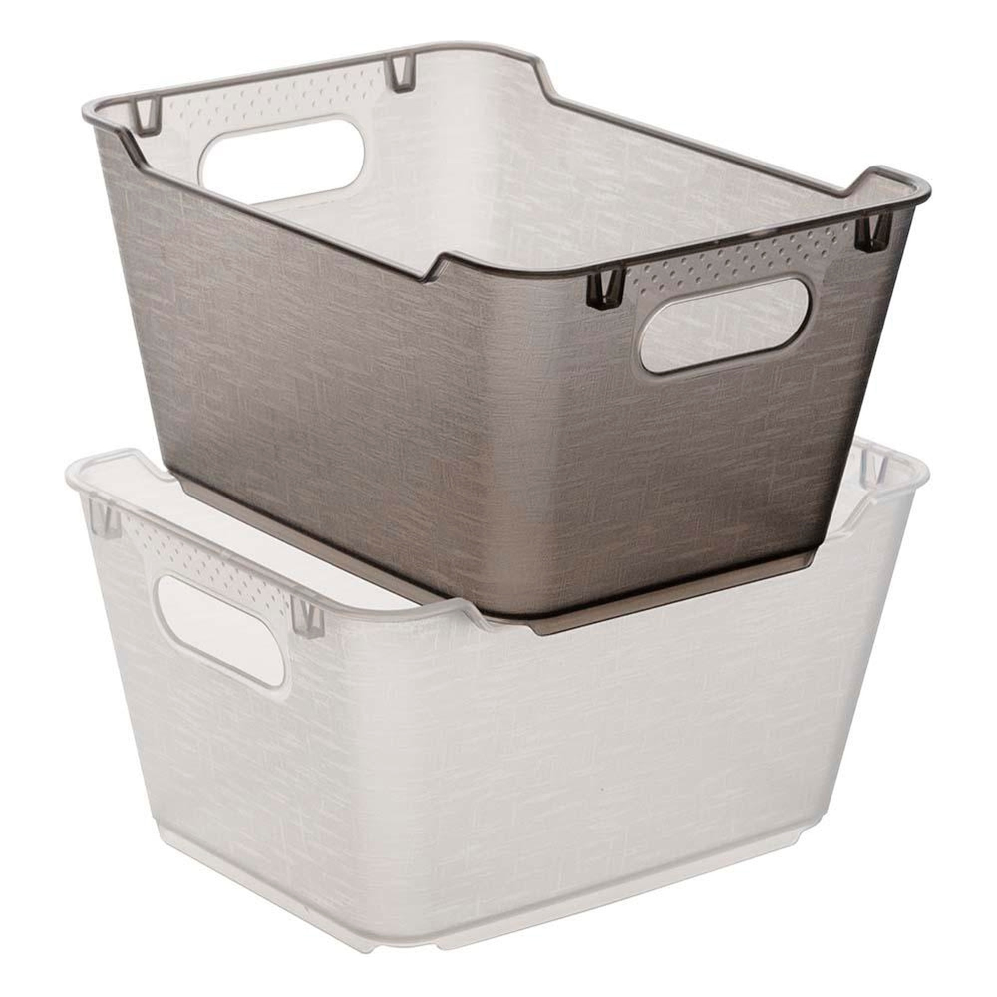 Caja de almacenaje de polipropileno, transparente