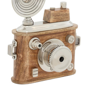 Appareil photo déco Johan H.24,5cm marron