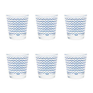 Set 6 Bicchieri Excelsa – Enjoy, Vetro Blu