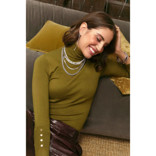 Collar Chic Pearl Acero