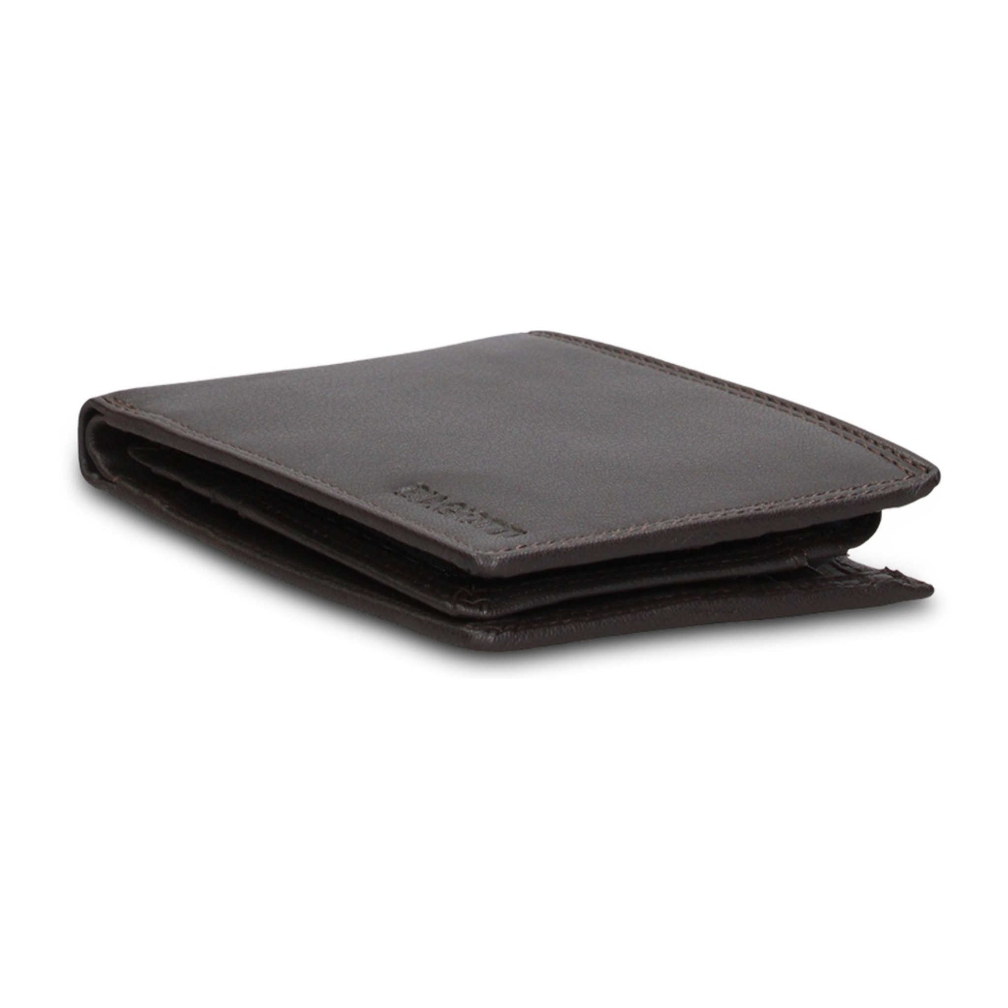 Portafoglio uomo in vera pelle - Modello Cavalier - Casual - 12.5 x 9.5 x 2.0 cm