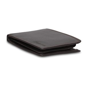Portafoglio uomo in vera pelle - Modello Cavalier - Casual - 12.5 x 9.5 x 2.0 cm