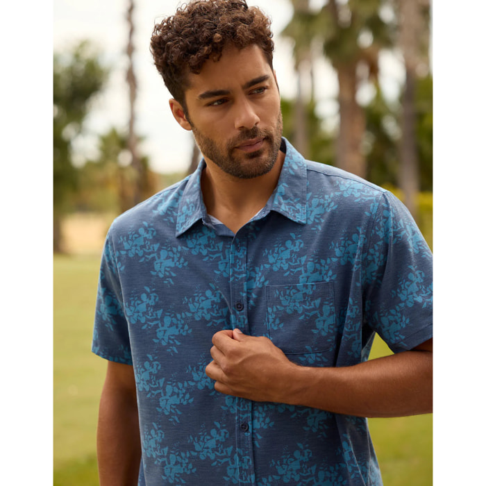 Camisa Manga Corta Azul - Furing