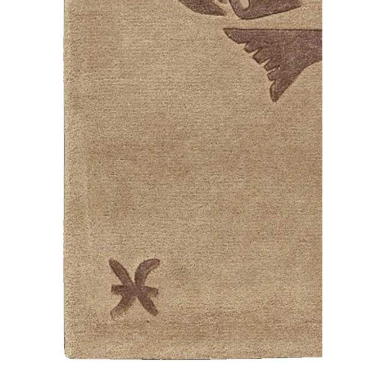 Tapis salon et chambre fait main en laine motif géométrique NAGO