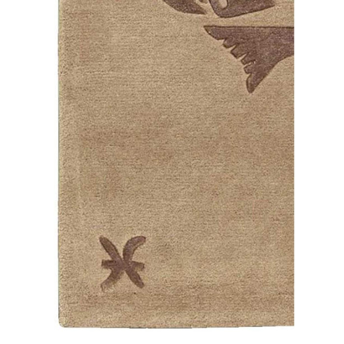 Tapis salon et chambre fait main en laine motif géométrique NAGO