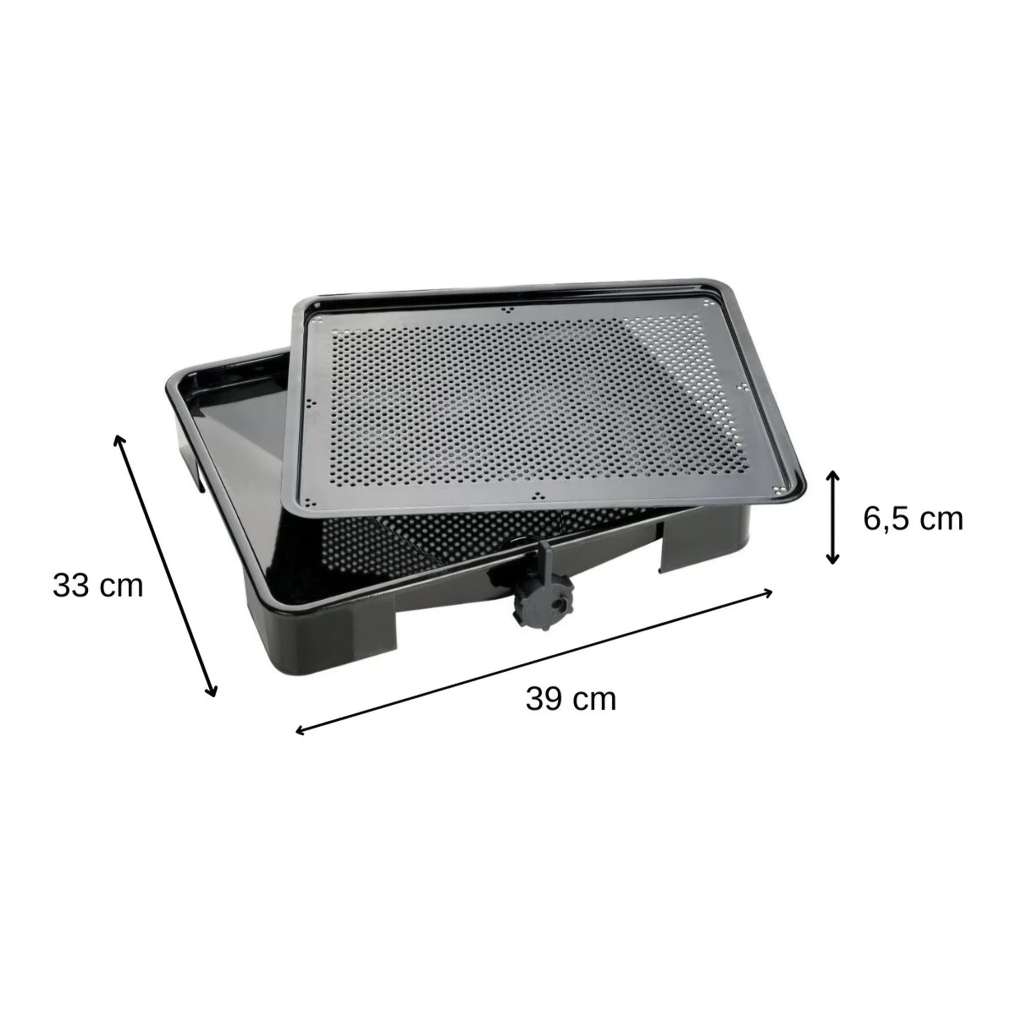 Lot de 2 plats four 39/39 cm en acier émaillé avec 2 ustensiles Zenker Special cooking
