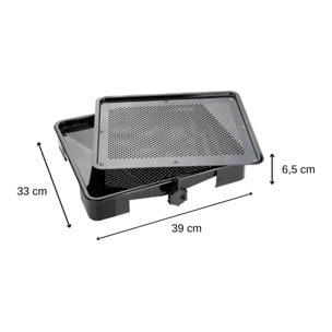 Lot de 2 plats four 39/39 cm en acier émaillé avec 2 ustensiles Zenker Special cooking
