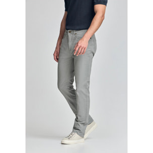Pantaloni slim Voss grigi con cinque tasche