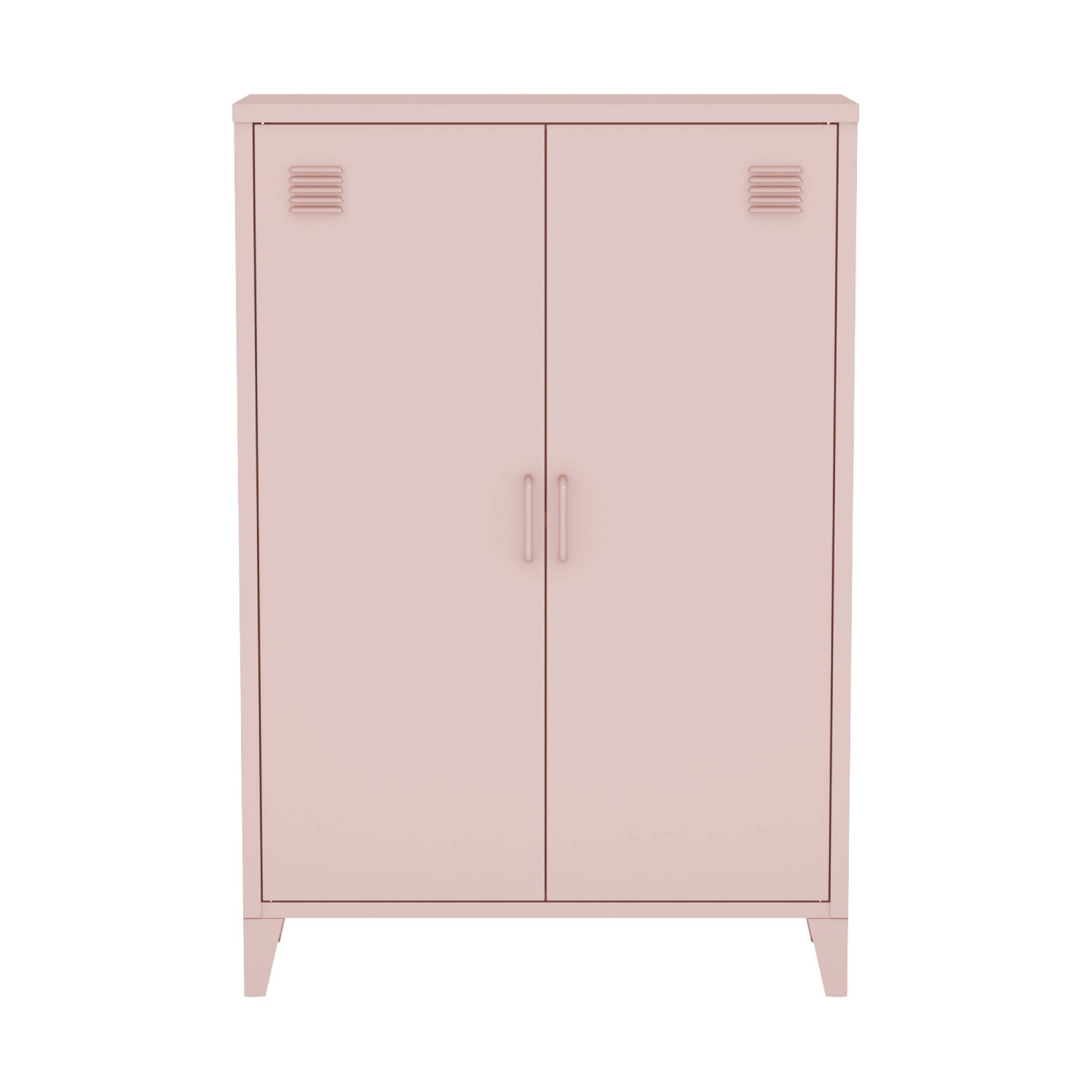 Commode/armoire métal 2 portes (lot de 2) SOHO