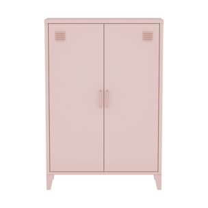 Commode/armoire métal 2 portes (lot de 2) SOHO