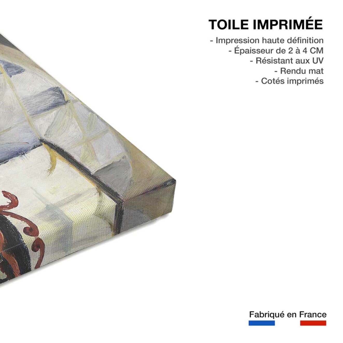 Tableau d'art d' August Macke La Boutique de Mode Toile imprimée