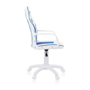 Silla gaming DRW Blanco - Azul DRW