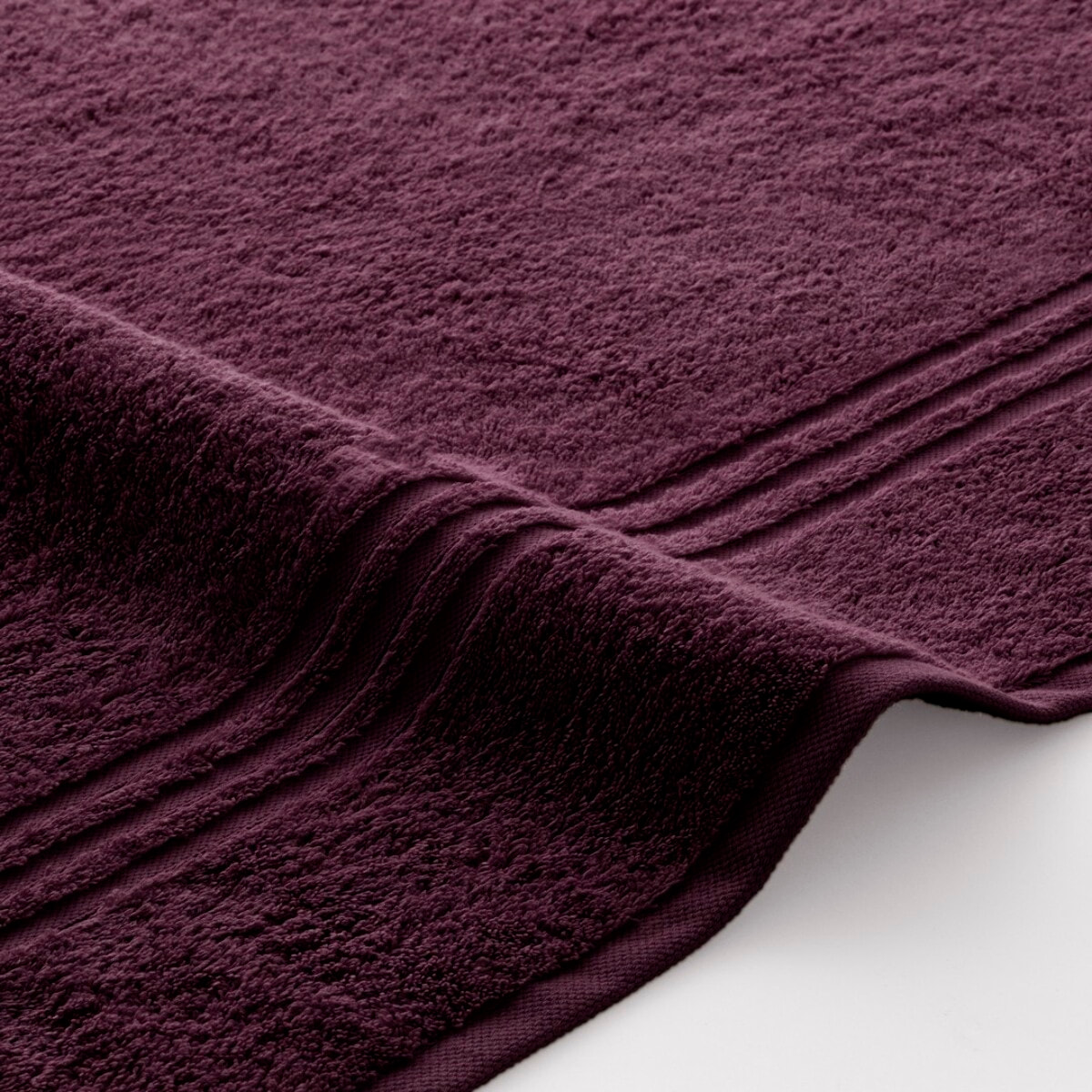 Set 2 toallas ducha + 2 toallas lavabo violet-gris premium