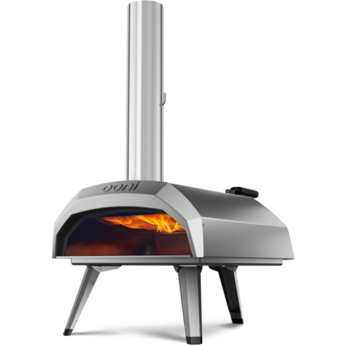 Four à pizza charbon OONI Karu 12 inox multicombustible pizza 30 cm préchauffage 20 min, de 110 à 500°C