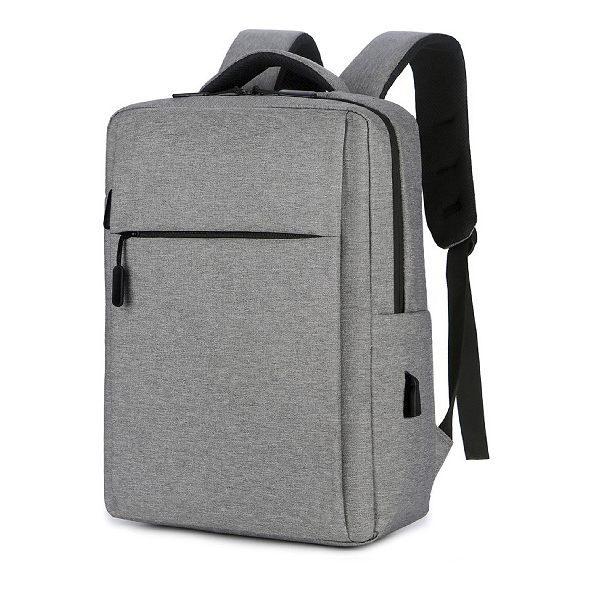DAM Zaino per laptop  con interfaccia di ricarica USB. 29x12x41 cm. Grigio