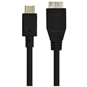 Câble USB C ESSENTIELB USB-C vers Micro USB 3.0  1M noir