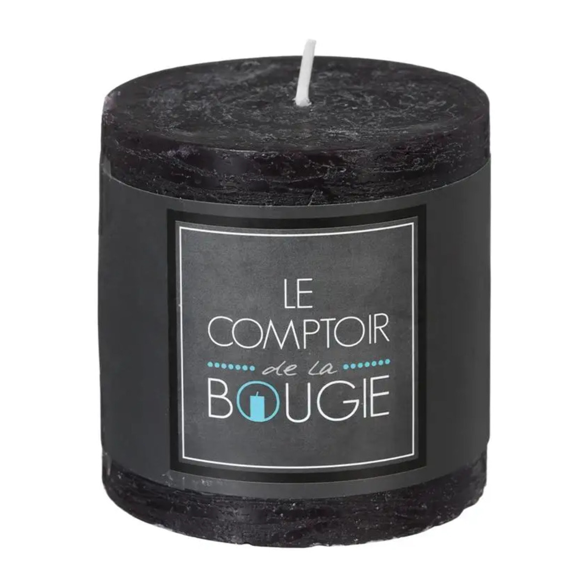 Bougie rustique - noir - 220g