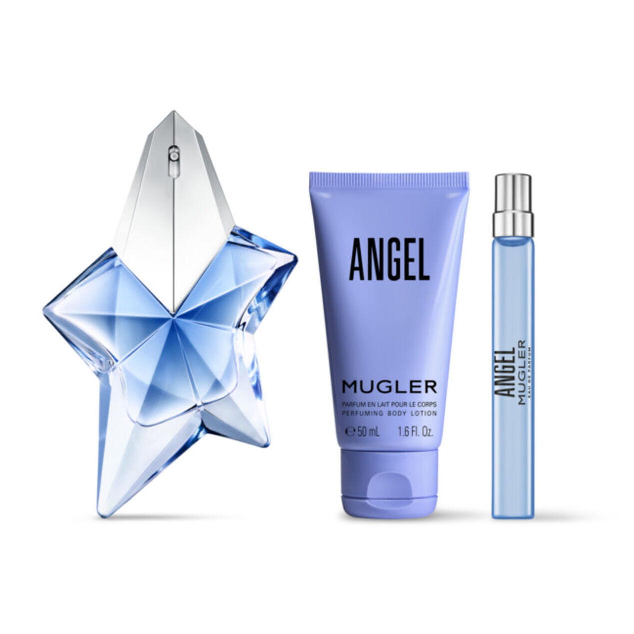 Angel - Coffret Eau de Parfum Rechargeable 50 ml + 50 ml + 10 ml