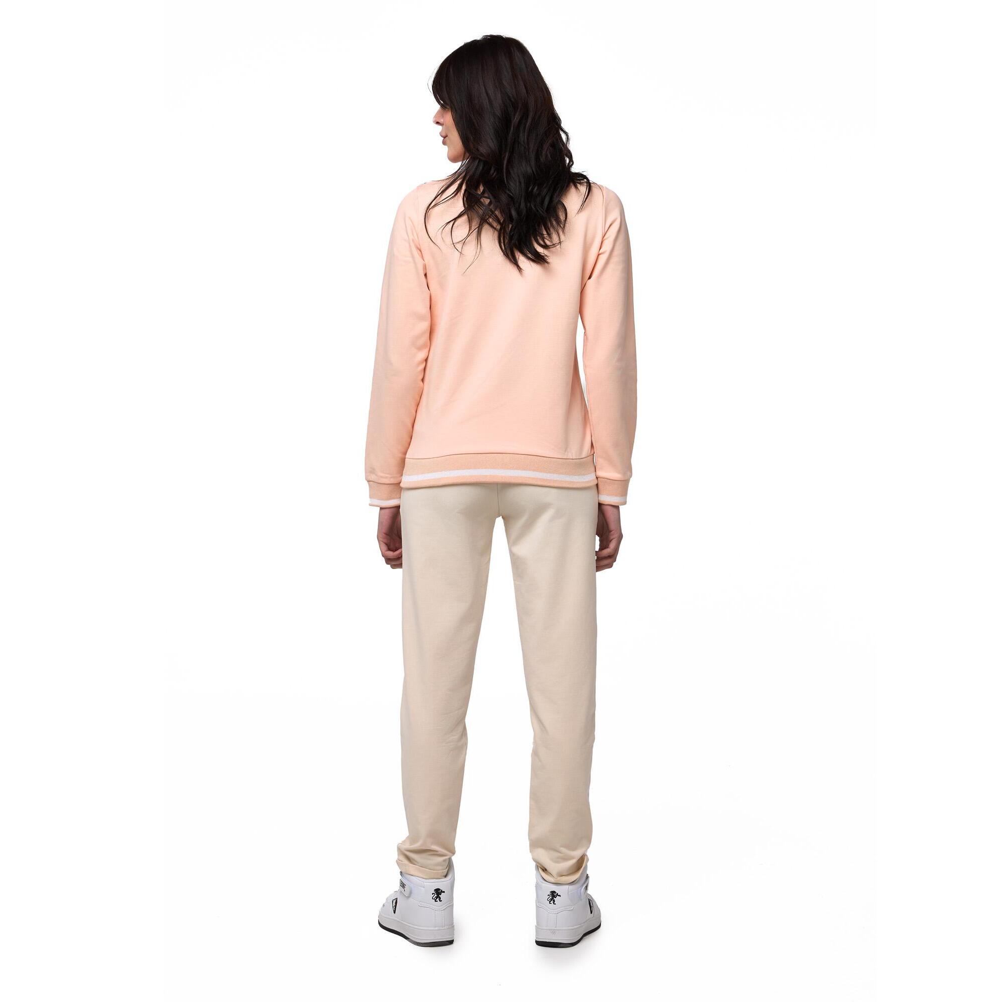 Tuta da donna con Felpe con colletto e zip e joggers non felpata Leone Bright