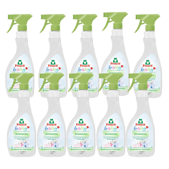 Pack 10x Baby quitamanchas Frosch 500 ml