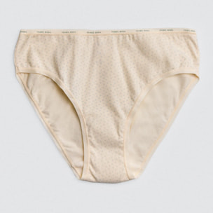 Confezione da 2 mutandine midi in morbido cotone stampato