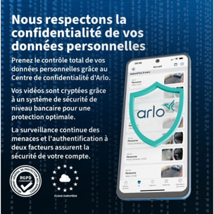 Caméra de surveillance ARLO Essential 3 2K - 2 caméras PTZ