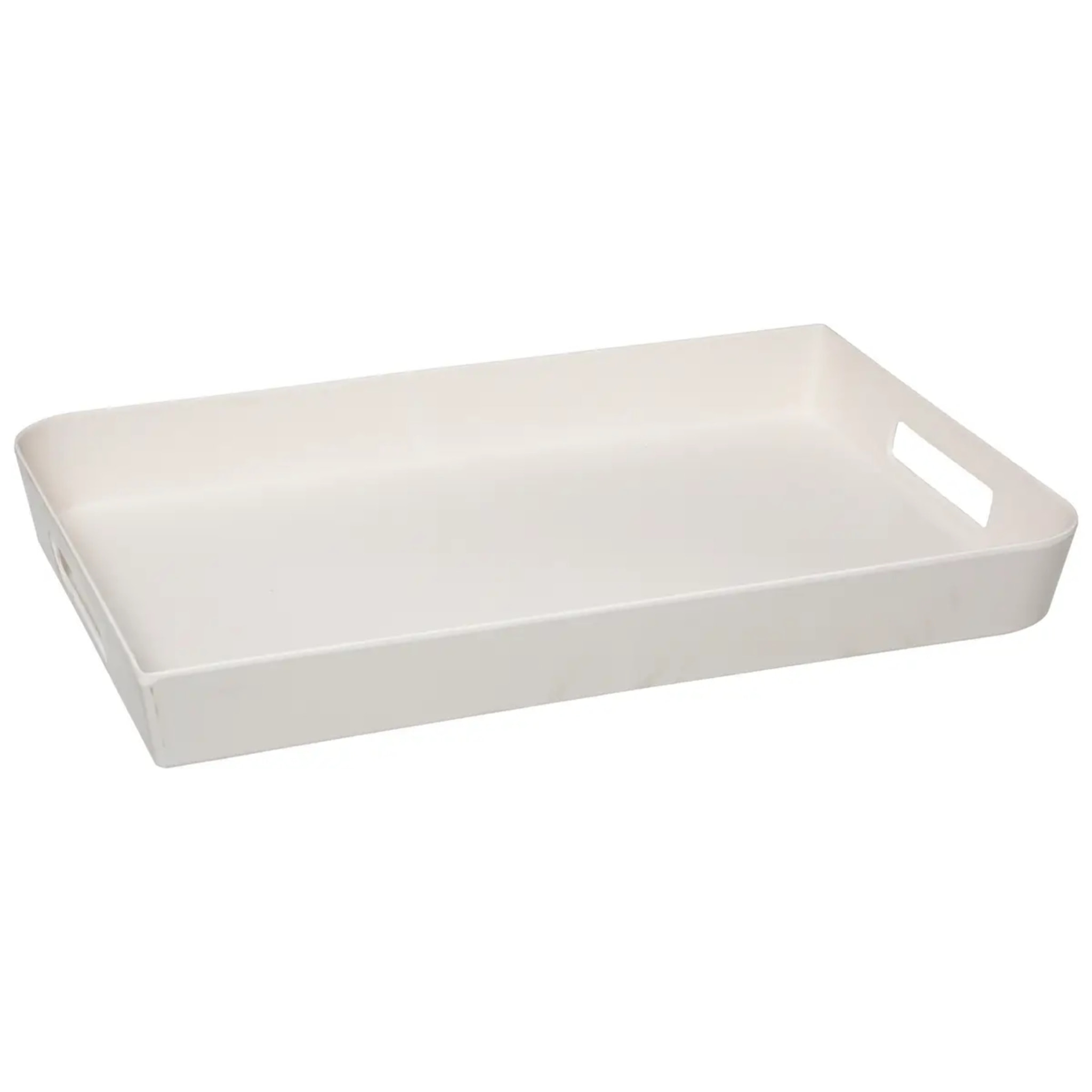 Plateau 45x30cm "Modern Color" blanc