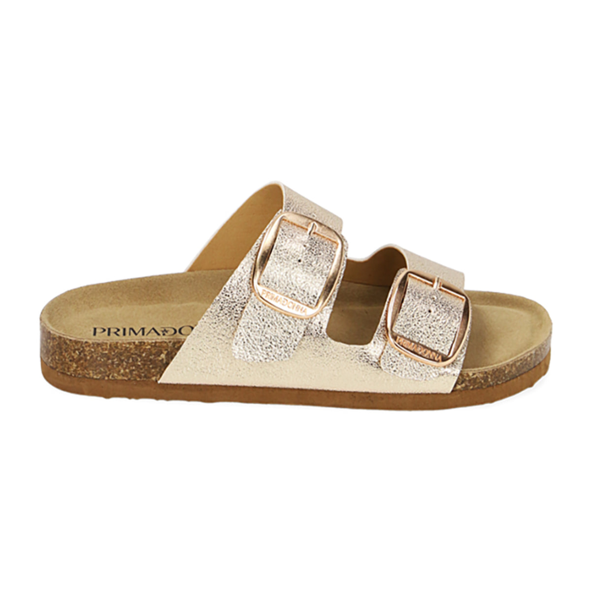 Zapatillas laminadas en oro
