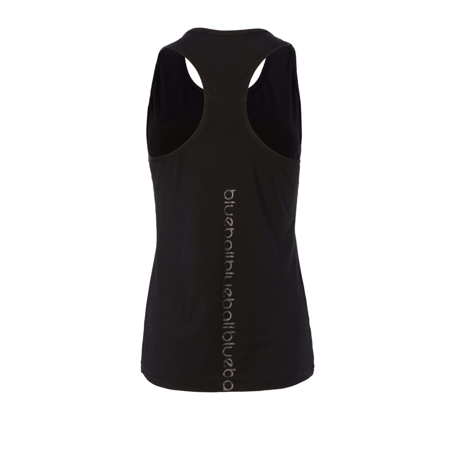 T-SHIRT DA CORSA SENZA MANICHE DA DONNA BLUEBALL NERA