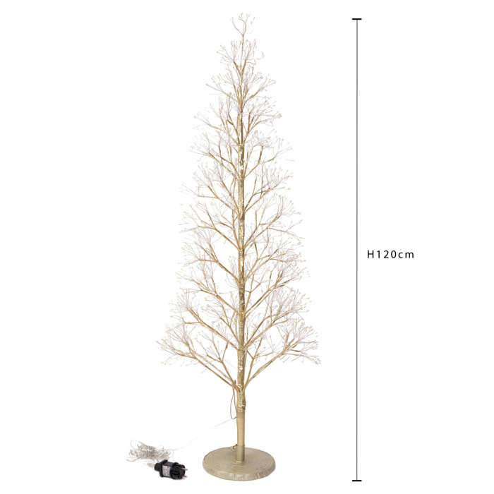 Albero con 1500 micro led da est. - Pezzi 1 - BIANCO - Bianchi Dino SpA